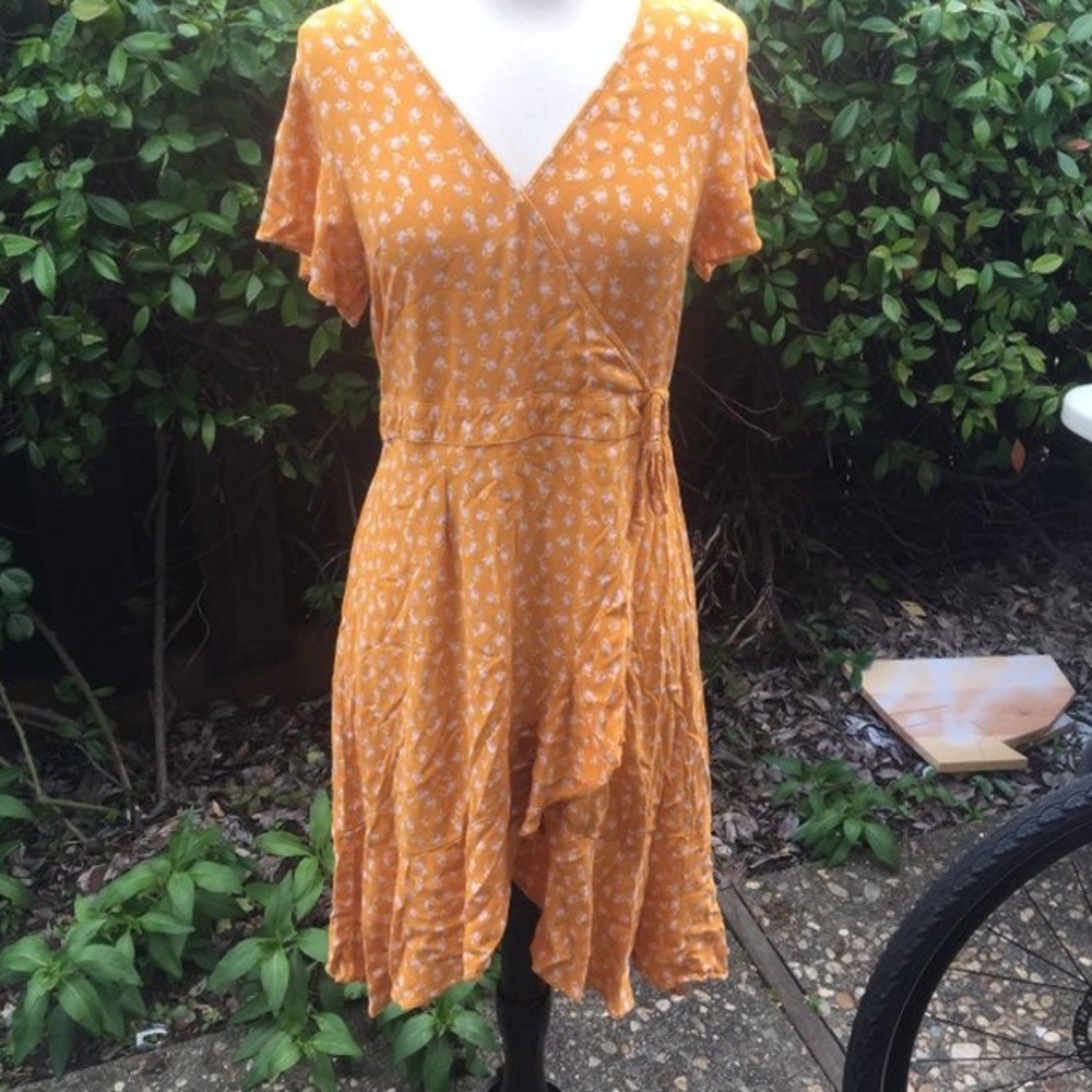 Floral Wrap Dress
